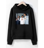 Unisex Müslüm Baba Baskılı Sweatshirt (Siyah)