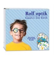 Roll Ped Çocuklar İçin Kapatıcı Göz Bandı 50 Adet - Erkek