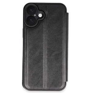 Newface Apple iPhone 16 Plus Kılıf Flip Cover - Siyah