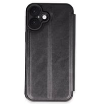 Newface Apple iPhone 16 Plus Kılıf Flip Cover - Siyah