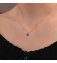 Kadın Mini Göz Altın Kolye