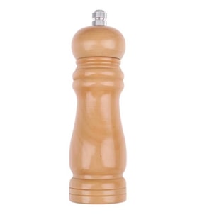 Tuz Değirmeni Baharat Değirmeni Ahşap Manuel çalışır Boy: 21cm*5cm