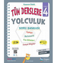 Üçgen 4.Sınıf Tüm Derslere YOLCULUK Soru Bankası (Beyaz)