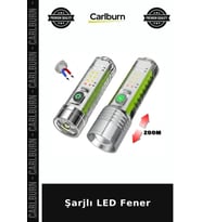 Şarjlı LED Fener Parlak Işık Araç İçi Aydınlatma Aracı