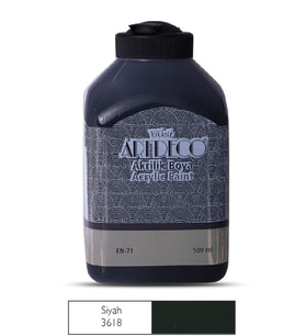 Artdeco Akrilik Boya 500Ml Siyah