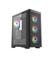 FRISBY FC-9480G 600W +80 BRONZE RGB 4X8120MM FAN GAMİNG SİYAH KASA