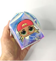 Cüzdan Parlak Hologram Bozuk Para Cüzdanı Makyaj Çantası Anahtarlık 13368