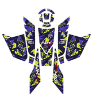 Grippatch CF MOTO 250 NK (2023) Uyumlu 15 Parça Tank Pad Seti GC17-R2