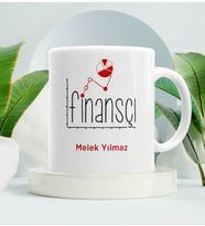 Finansçı Kupa Bardak Beyaz 001