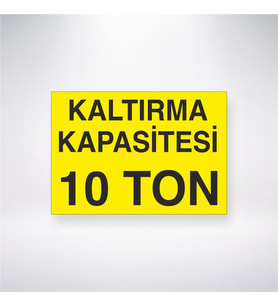 Kaldırma Kapasitesi 10 Ton 21x28 Arkası Yapışkanlı Levha