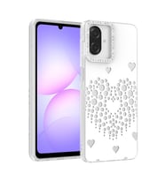 Galaxy A07 Kılıf Damla Taşlı Rivas Sert PC Kılıf