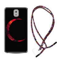 Samsung Note 3 4 5 8 9 20 Ultra 10 Lite Kılıf Boyun Asklı Rasta Silikon Red Moons 1747