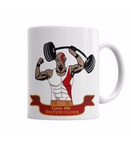 God Of Bodybuilder Kupa Bardak Porselen