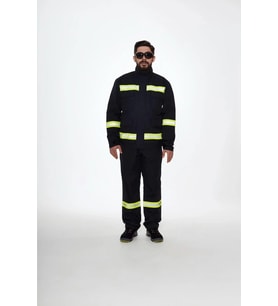 Alev Almaz İş Güvenliği Takımı Yangın Giysisi 10031 Projacket Koruma Smy Yüksek