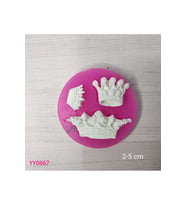 YY0667 Üçlü Taç Silikon Kalıp