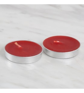 2'Li Tealight Mum Kırmızı