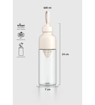Renga Felix 600 ml Tritan Sıkacaklı Detoks Matara 911029 Bej