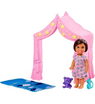 Barbie Bebek Bakıcısı Temalı Oyun Setleri, Pembe Çadırlı Oyun Alanı Seti Fxg97 (Çok Renkli)