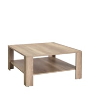 Adore Mobilya New Line Kare Orta Sehpa - Açık Ceviz (Tori) 90x42x90 cm (GxYxD)