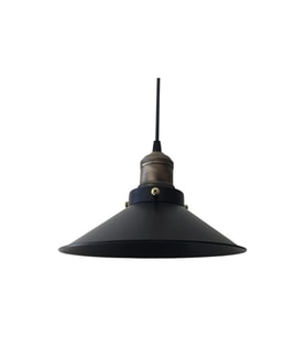 S Retro Siyah Sarkıt Avize 23cm