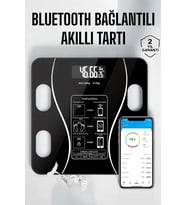 Akıllı Tartı Bluetooth Bağlantılı Yağ Ölçebilen Tartı Yeni Nesil