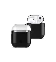 Newface Apple Airpods 2 (2.nesil) 3in1 Kılıf - Siyah-Beyaz