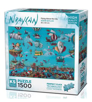 KS Games 1500 Parça Şehrin Üzerinde Uçmak Puzzle