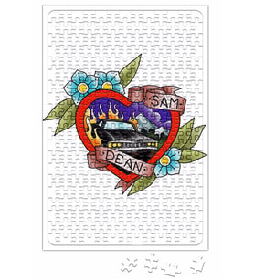 Supernatural Sam Dean Puzzle 240 Parça Yapboz