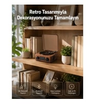 Mey İthalat® Dekoratif Gece Işıklı Bluetooth Hoparlör – Saatli Tasarım Yeni Nesil