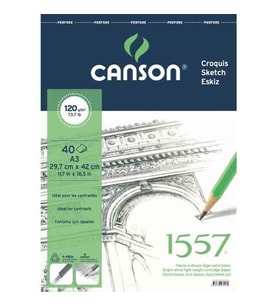 CANSON A3 1557 RESİM VE ÇİZİM BLOK 120 GR 40YP 120A340US