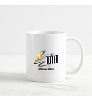 Noter Kupa Bardak (1. Tasarım) (Beyaz)
