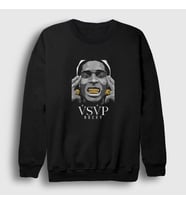 Presmono Unisex Siyah Gold ASAP Rocky Sweatshirt 153050tt