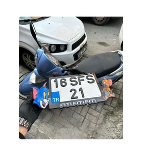 Motor Pleksi Plakalık ÖZEL TASARIM