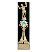 ODAK KUPA - Figürlü Kupalar - Voleybol Kadın Figürlü Kupalar FG-034 A - 39 cm