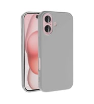 Apple iPhone 16 Uyumlu Kılıf Zore LSR Lansman Kapak (Gümüş)
