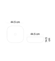E-W1203MG Tezgah Üstü Lavabo Mat Gri