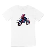 Renkli Motorcu Tişört