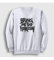 Presmono Unisex Siyah Bring Me The Horizon Sweatshirt