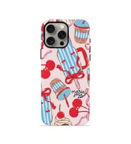 iPhone 15 Pro Max Vorian Çift Katmanlı MagSafe Kılıf Dolce Cherry Picnic