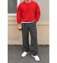 Erkek 3 İplik Şardonlu Regular Fit Bisiklet Yaka Basic Sweatshirt