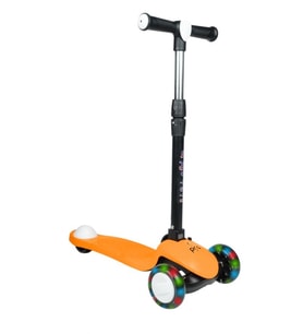 3+ Yaş Pro Scooter Turuncu Işıklı 50 Kg Taşıma Kapasiteli