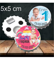 AÇACAK MAGNET 5 CM - YENİ DOĞAN BEBEK -  BAYB SHOWER - DOĞUM GÜNÜ