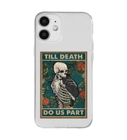 Iphone 12 Uyumlu Till Death Tarot Kart Tasarımlı Şeffaf Telefon Kılıfı