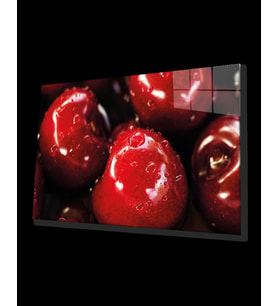 Meyveler Cam Tablo 4mm Dayanıklı Temperli Cam