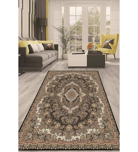 Dijital Kaymaz Taban Yıkanabilir Modern Renkli Salon Halısı Mutfak Halısı Yolluk ND-HT-56 (Çok Renkli)