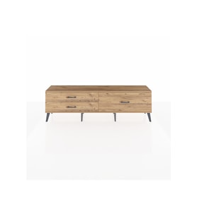 Arges TV Ünitesi 3 Çekmeceli  176x30x51 Çam-Çam