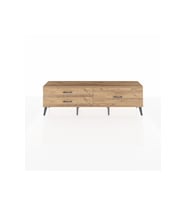 Arges TV Ünitesi 3 Çekmeceli  176x30x51 Çam-Çam