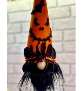 Halloween Şişe Süsü Gnome ve Balkabağı