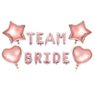 Bekarlığa Veda Team Bride Rose Gold Set