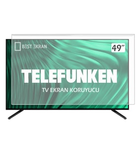 Telefunken 49" inç 124 Ekran Tv Ekran Koruyucu